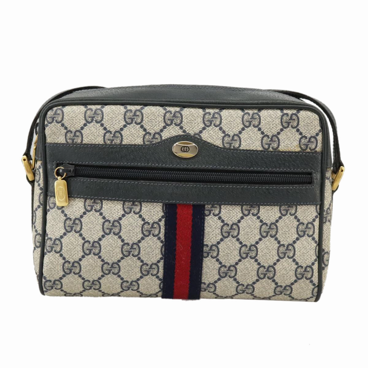 Gucci Ophidia  Canvas Shoulder Bag (Pre-Owned)