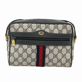 Gucci Ophidia  Canvas Shoulder Bag (Pre-Owned)