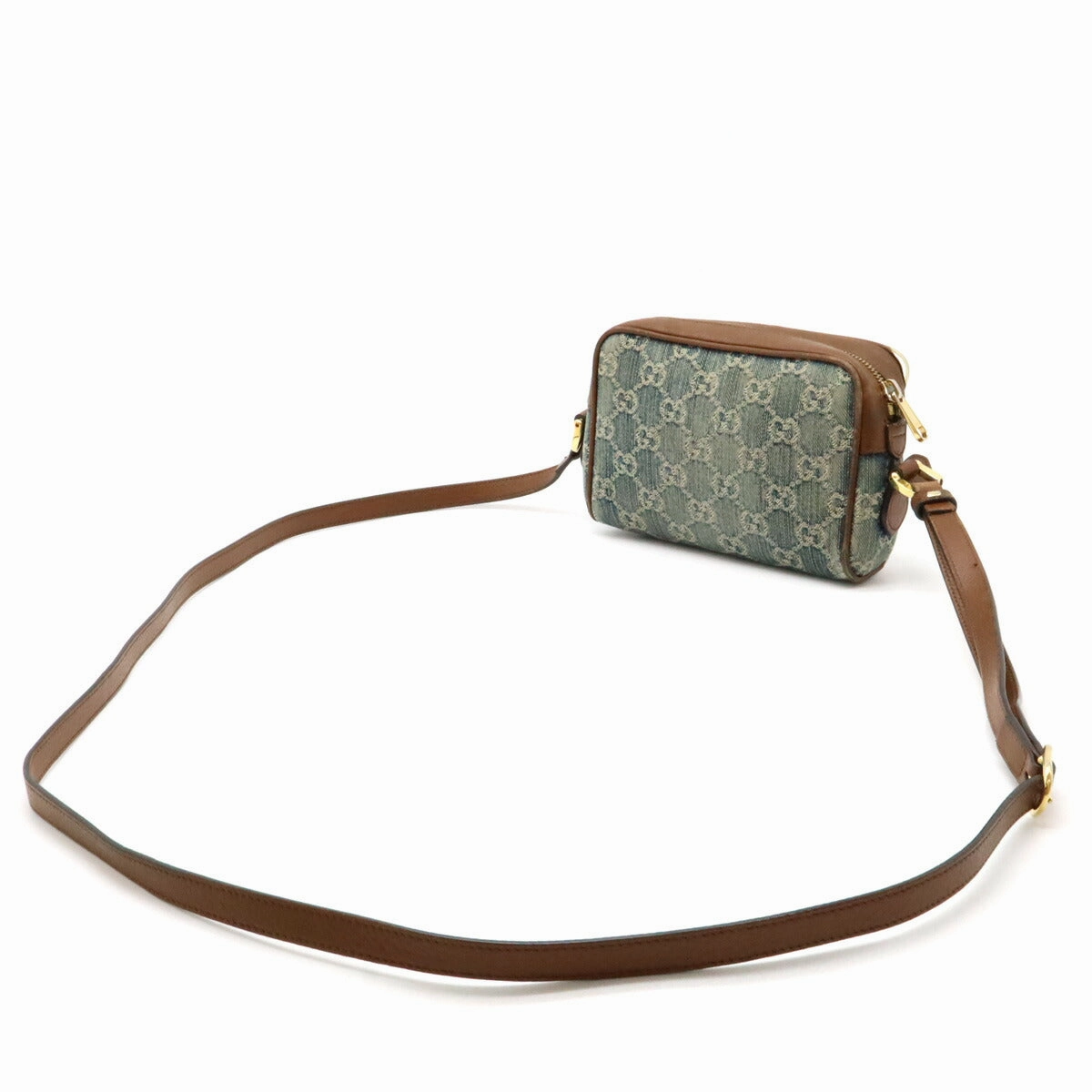 Gucci Ophidia GG Denim Shoulder Bag