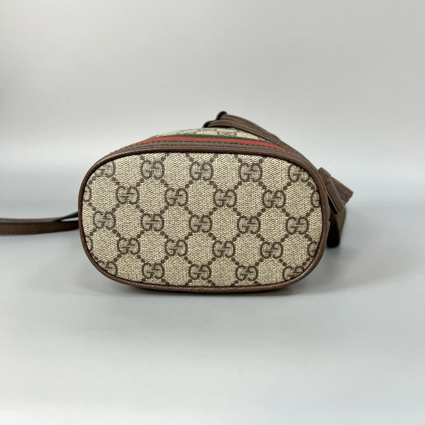 Gucci Ophidia Mini Beige Crossbody Bag