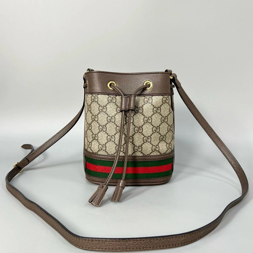 Gucci Ophidia Mini Beige Crossbody Bag