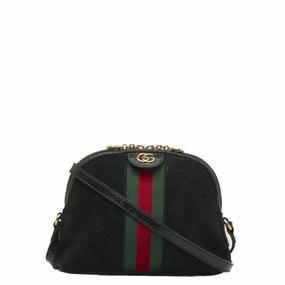Gucci Ophidia  Suede Shoulder Bag ()