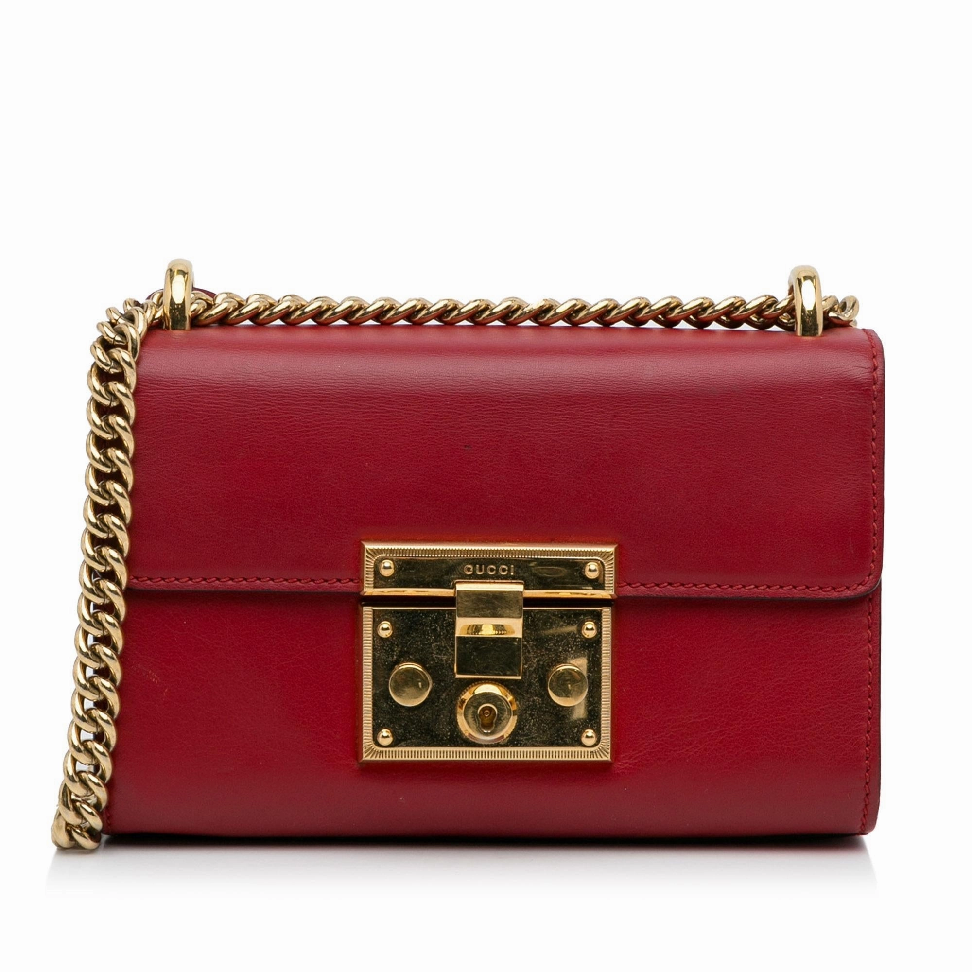 Gucci Padlock Leather Crossbody Bag (SHG-nADRjh)