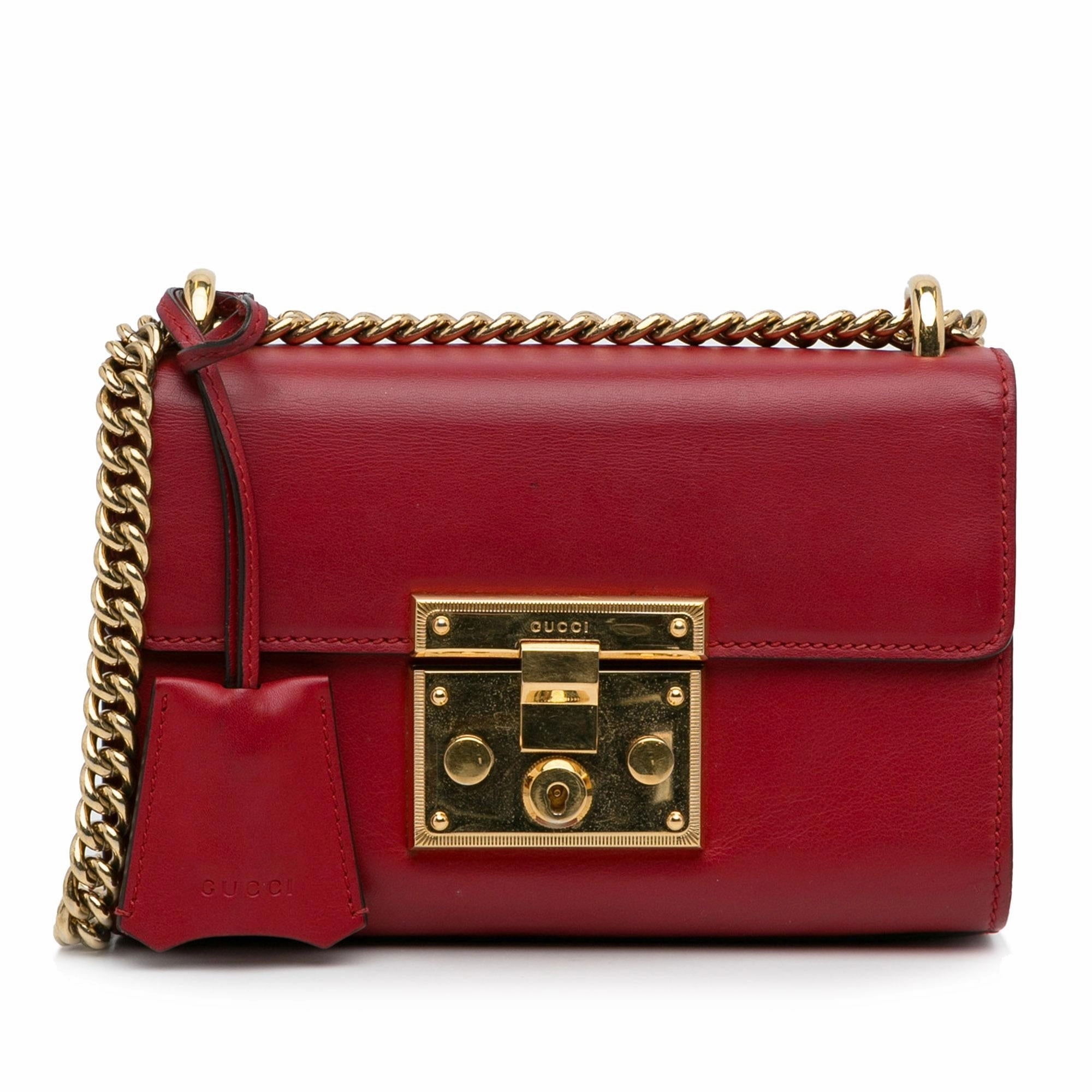 Gucci Padlock Leather Crossbody Bag (SHG-nADRjh)