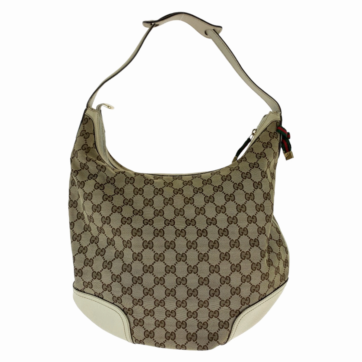 Gucci Princy GG Canvas Shoulder Bag Beige Brown