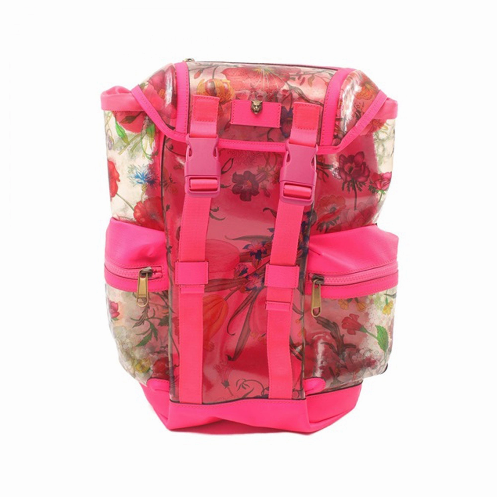 Gucci PVC Flora Techpack Backpack