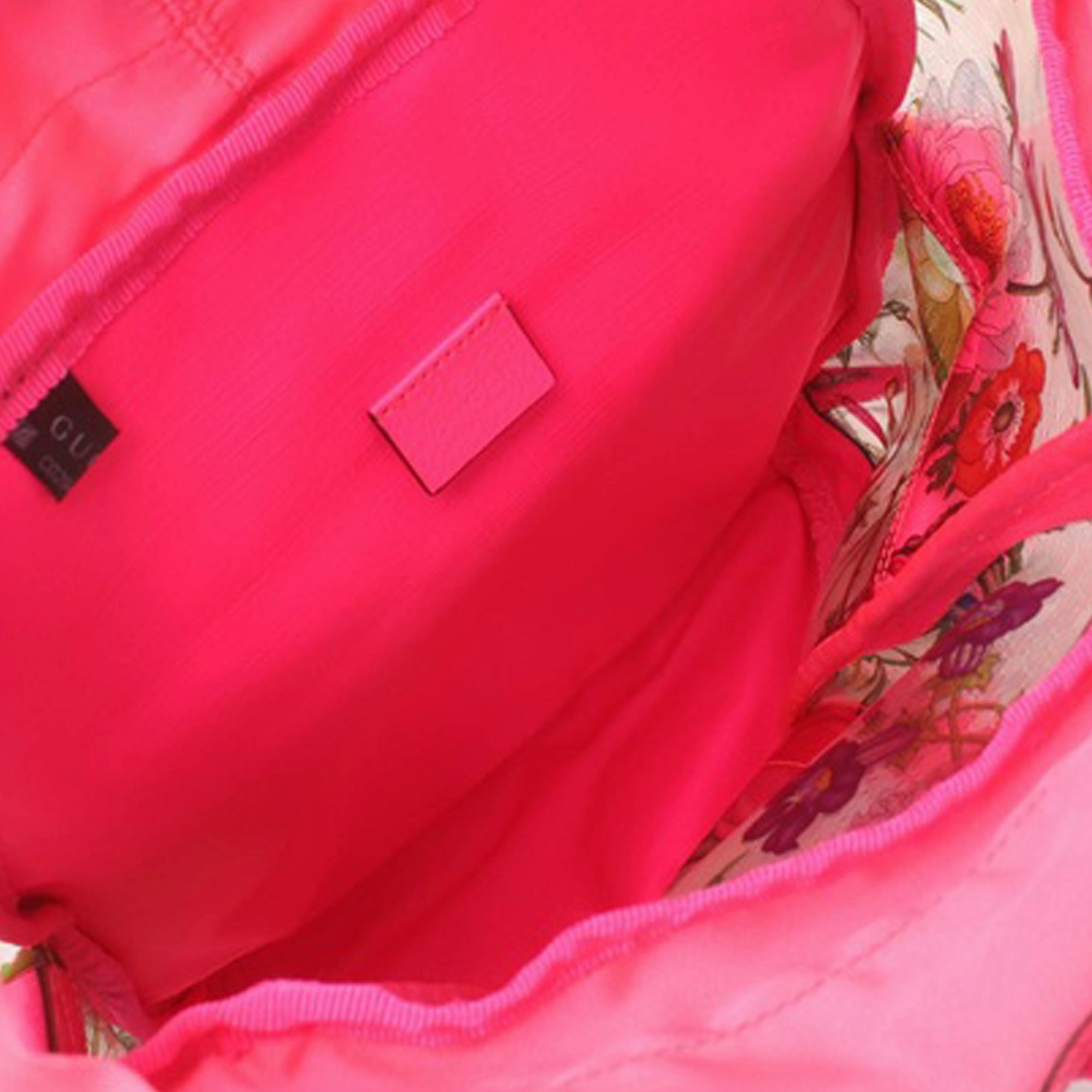 Gucci PVC Flora Techpack Backpack