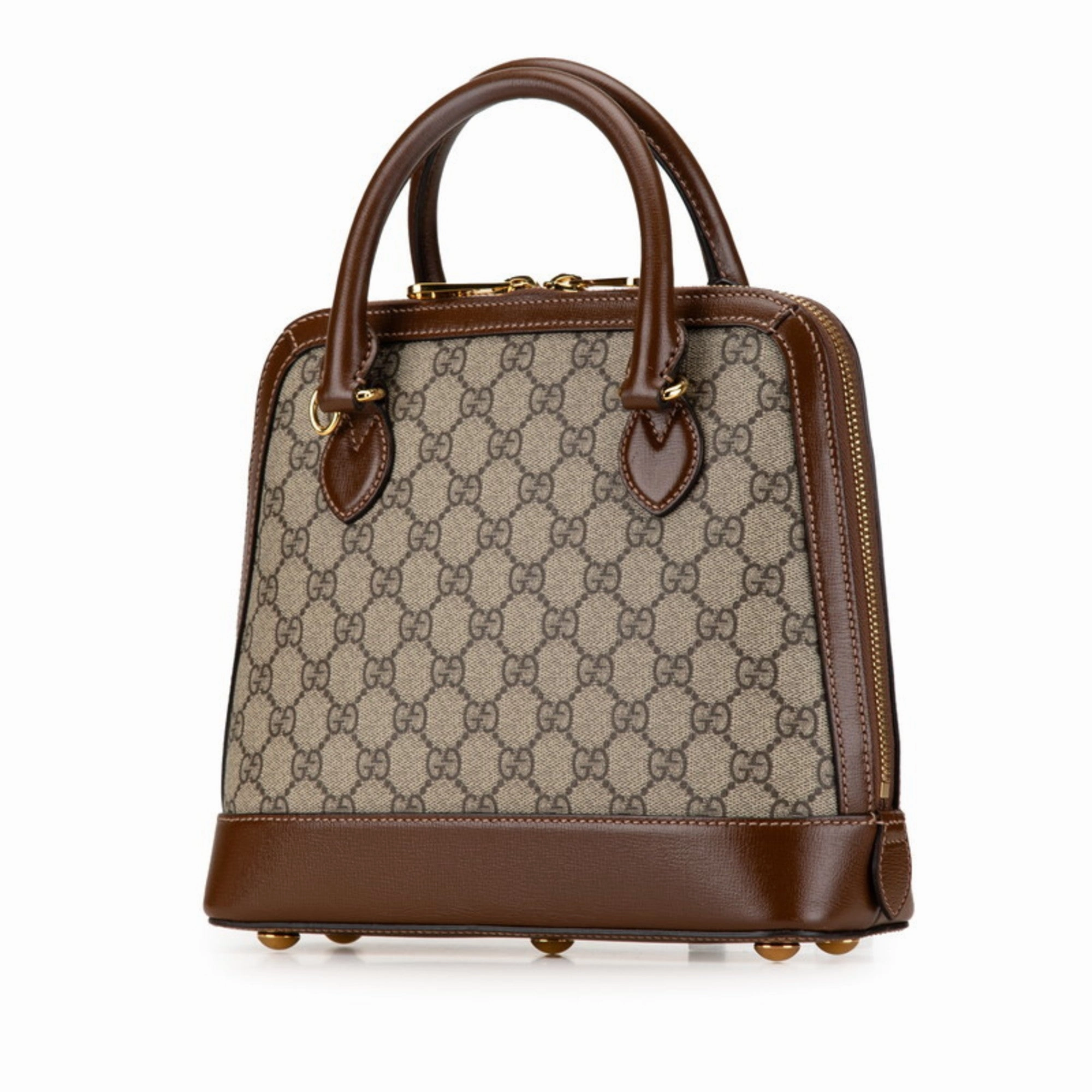 Gucci  Pvc Leather Handbag Shoulder Bag (Pre-Owned)