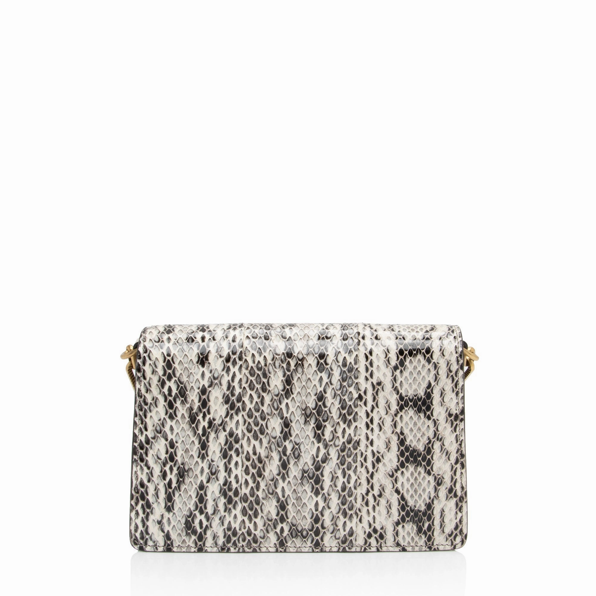 Gucci Python Bee Broadway Mini Shoulder Bag (SHF-oTBA8i)