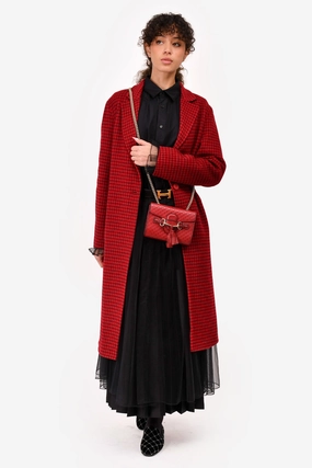 Gucci Red Microguccisima Mini Emily Shoulder Bag