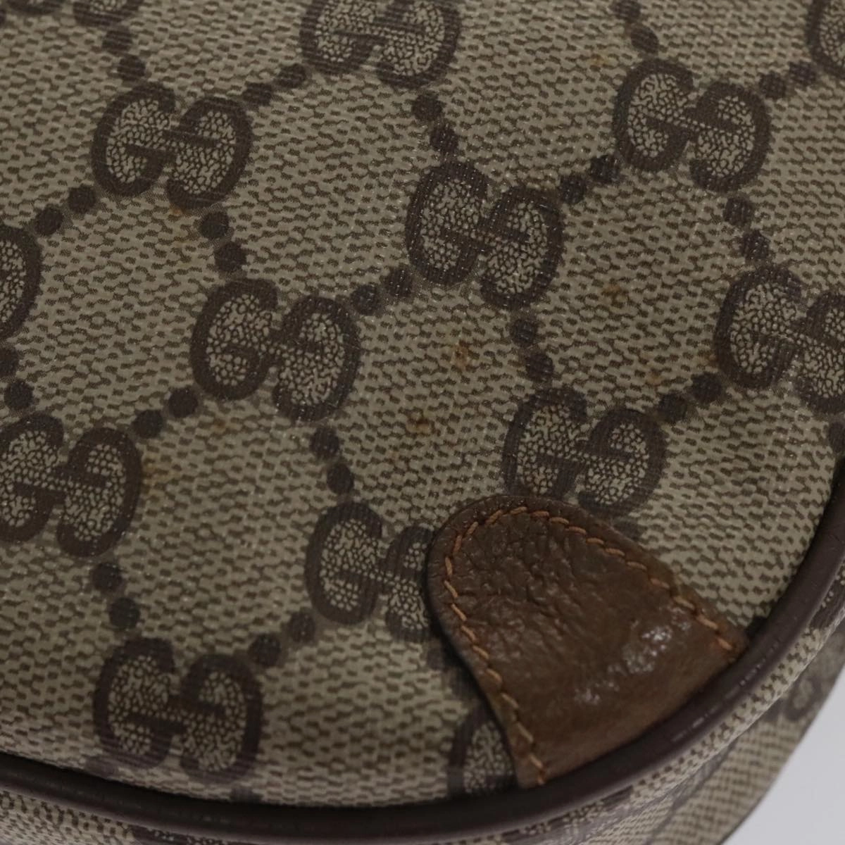 Gucci Sherry Beige Canvas Shoulder Bag ()