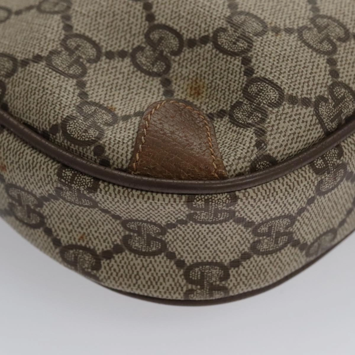 Gucci Sherry Beige Canvas Shoulder Bag ()