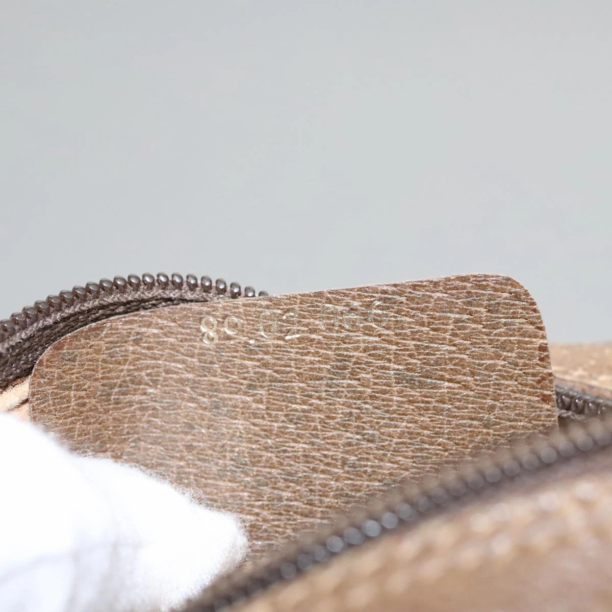 Gucci Sherry Beige Canvas Shoulder Bag ()