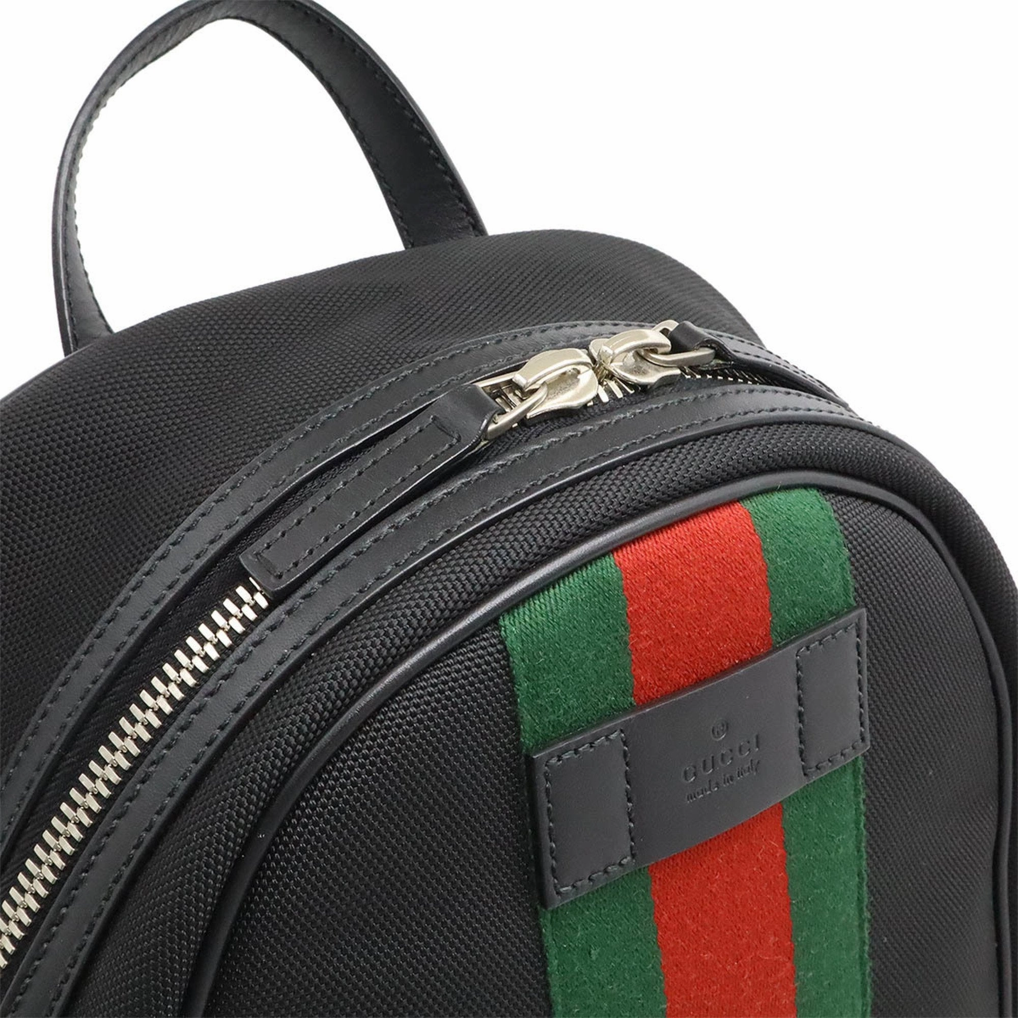 Gucci Sherry Line    Color Canvas Backpack (Pre-Owned)