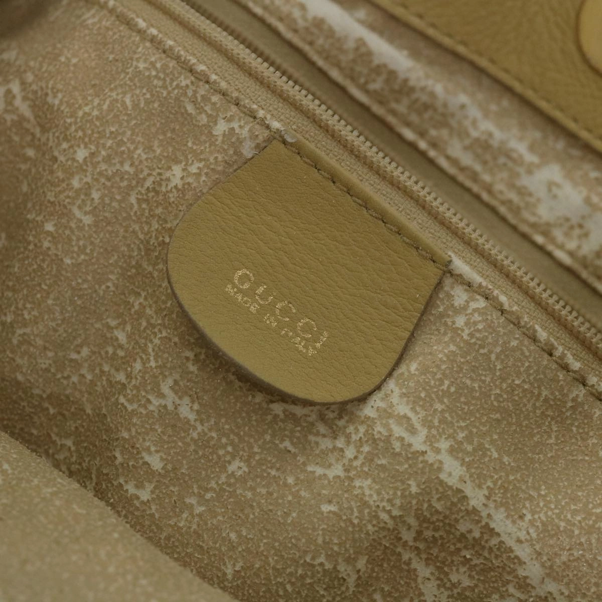 GUCCI Shoulder Bag Leather Beige 002 3754 0301  fm2883