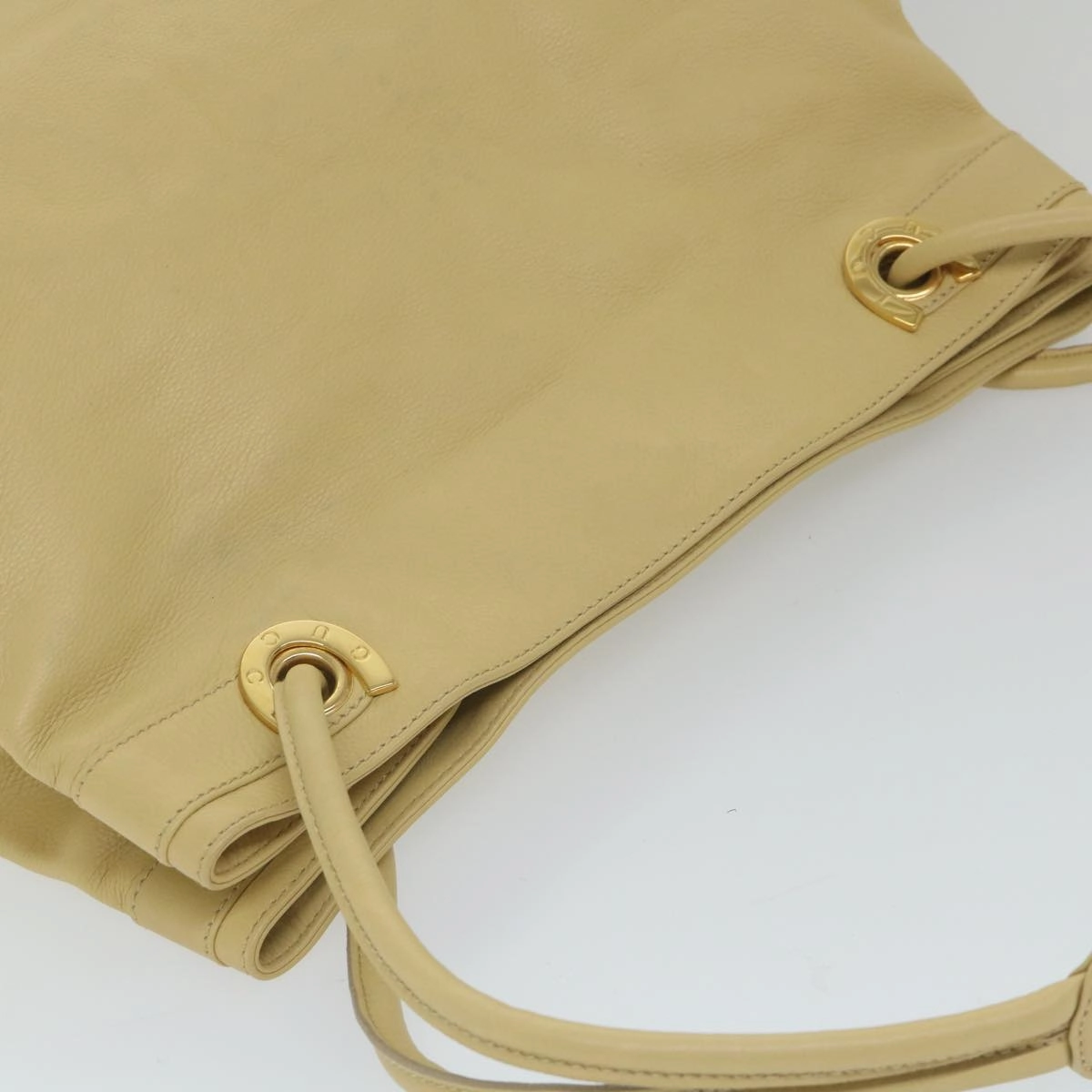 GUCCI Shoulder Bag Leather Beige 002 3754 0301  fm2883