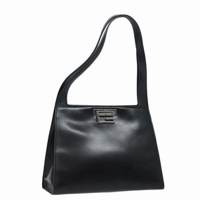 GUCCI Shoulder Bag Leather Black 001 3038  13123