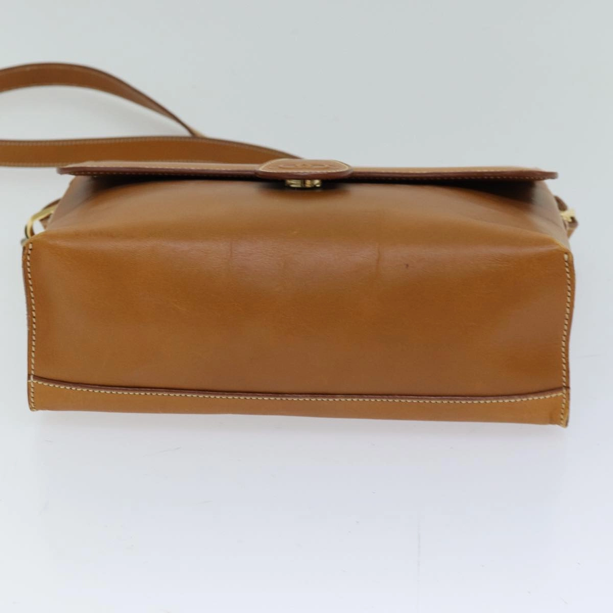 GUCCI Shoulder Bag Leather Brown  75672