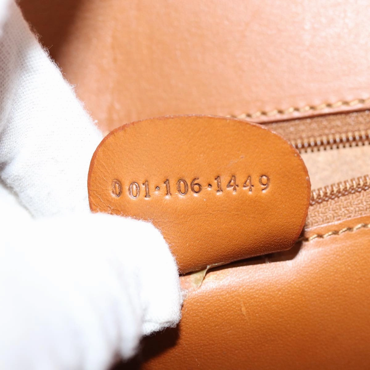 GUCCI Shoulder Bag Leather Brown  75672