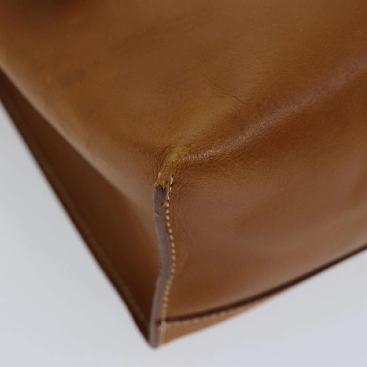 GUCCI Shoulder Bag Leather Brown  75672