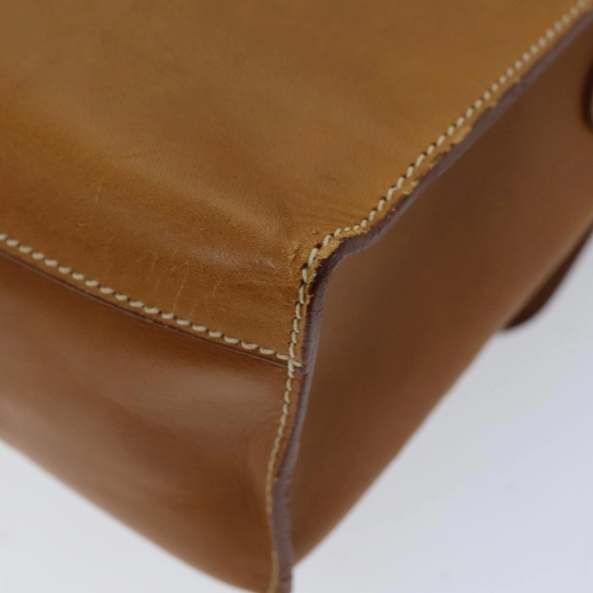 GUCCI Shoulder Bag Leather Brown  75672