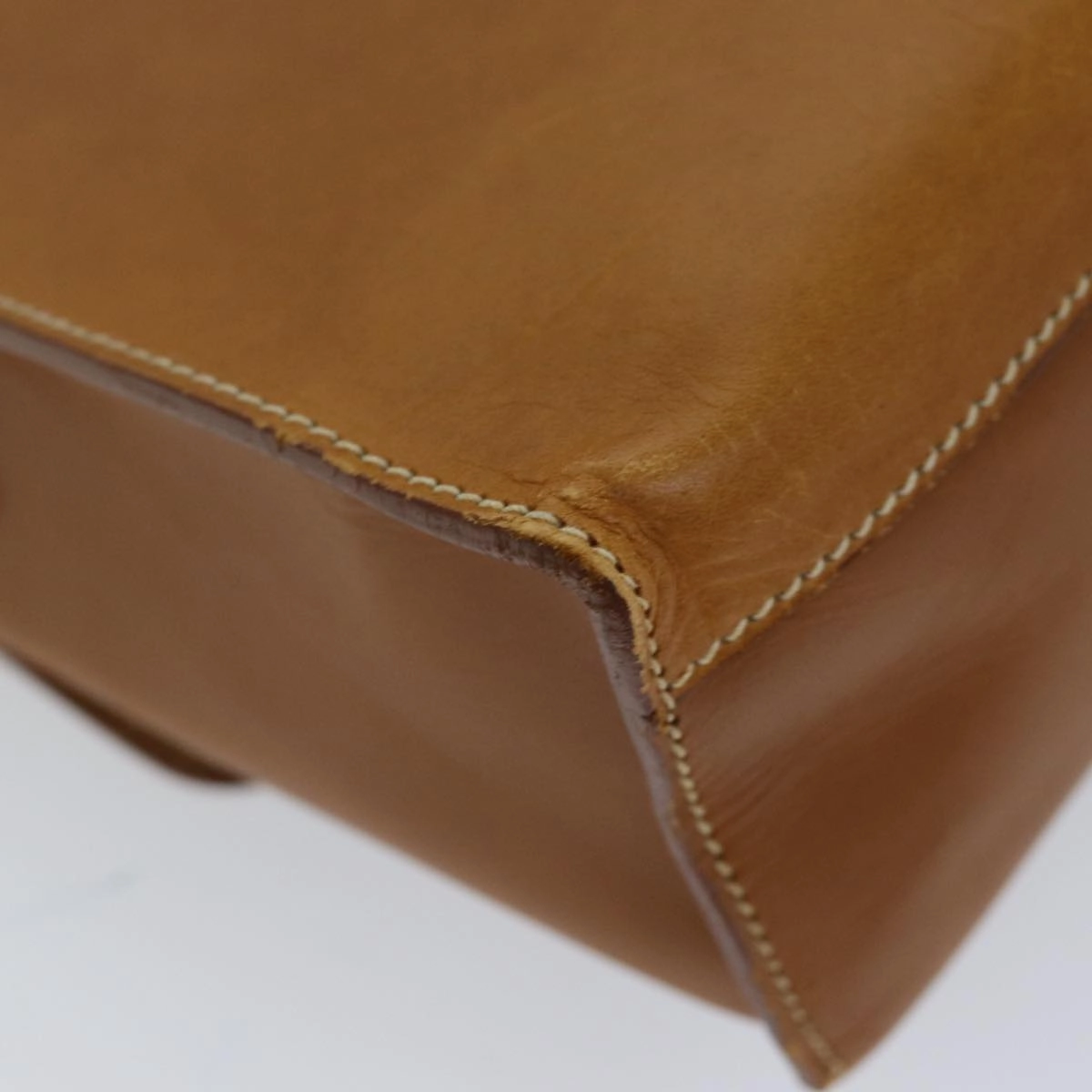 GUCCI Shoulder Bag Leather Brown  75672