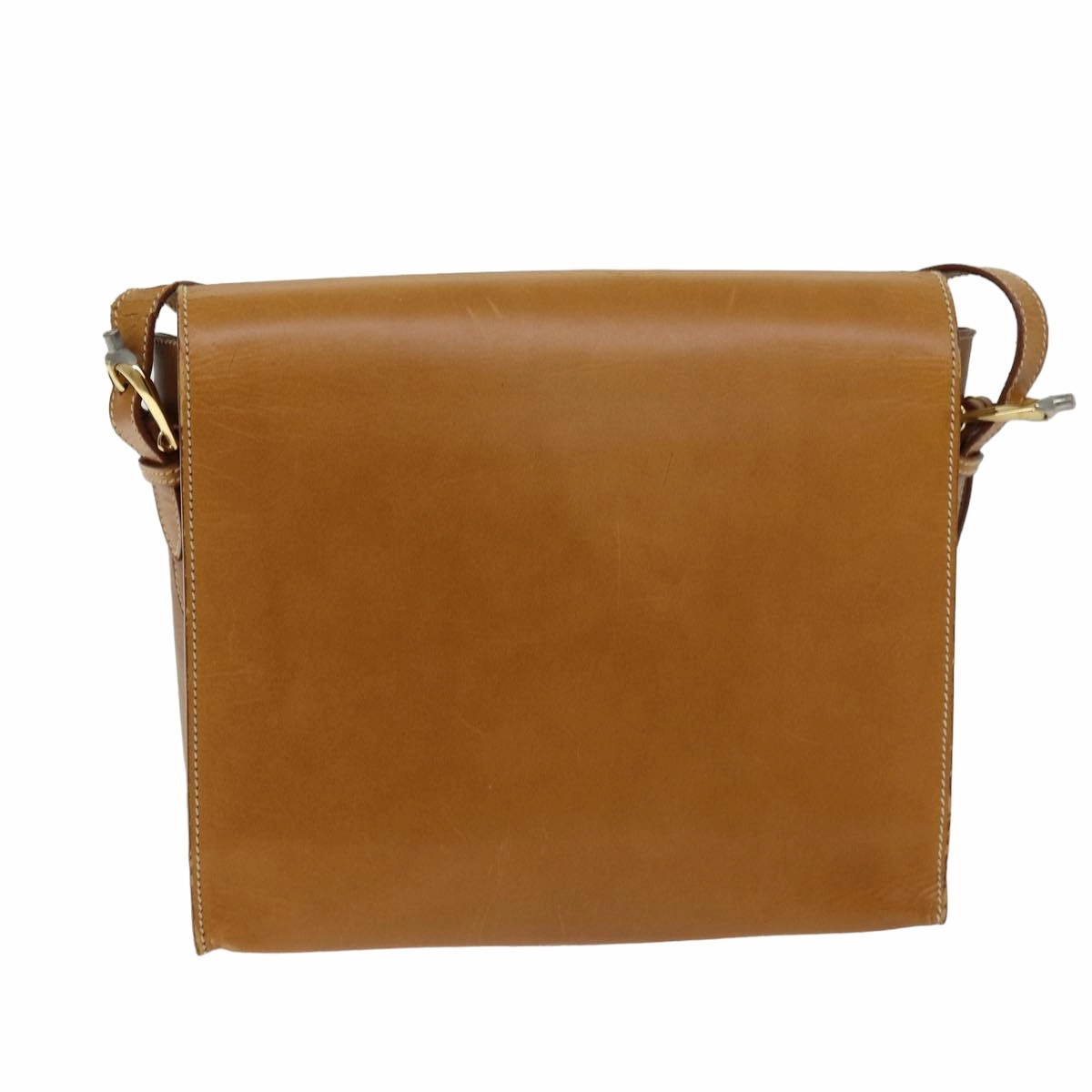 GUCCI Shoulder Bag Leather Brown  75672