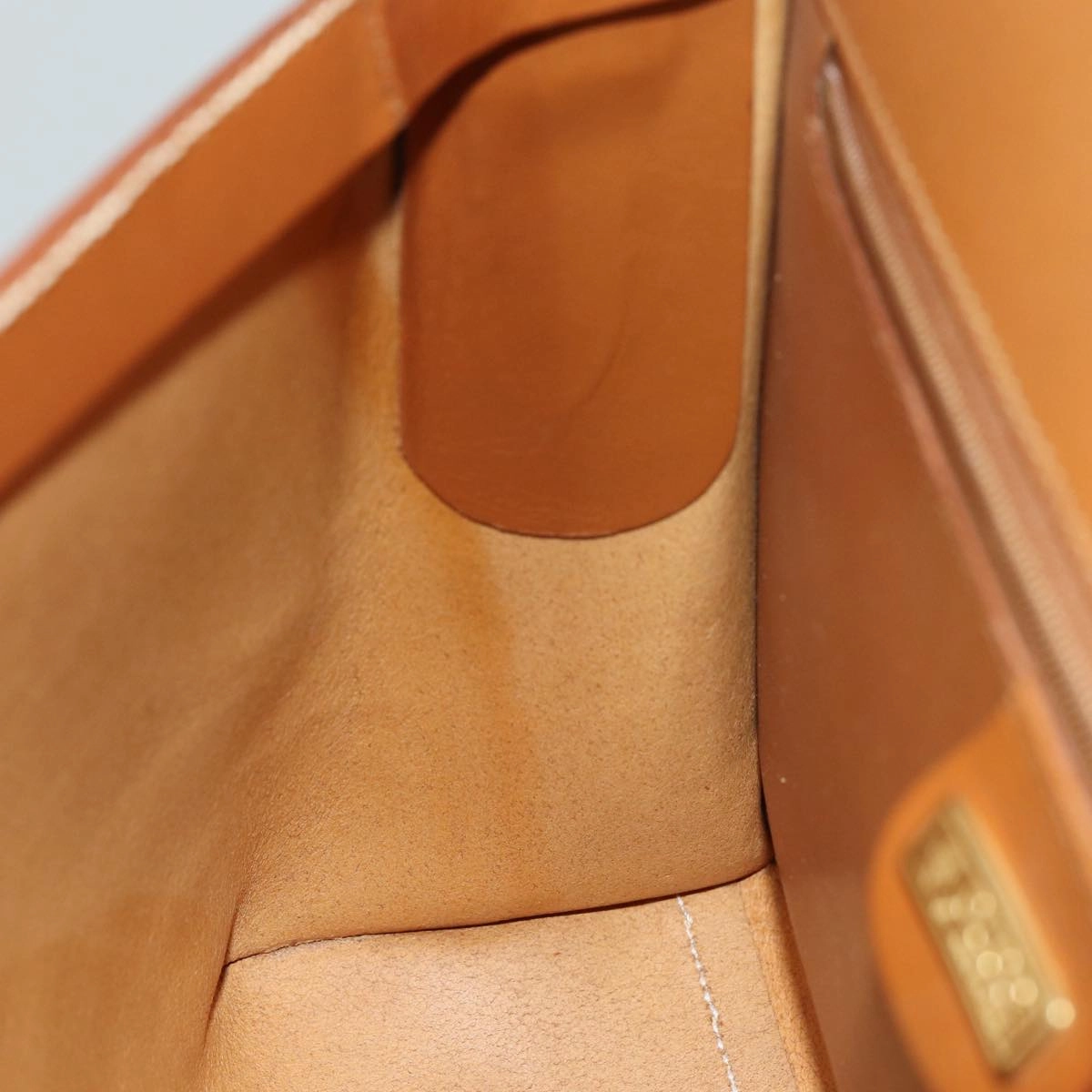 GUCCI Shoulder Bag Leather Brown  75672