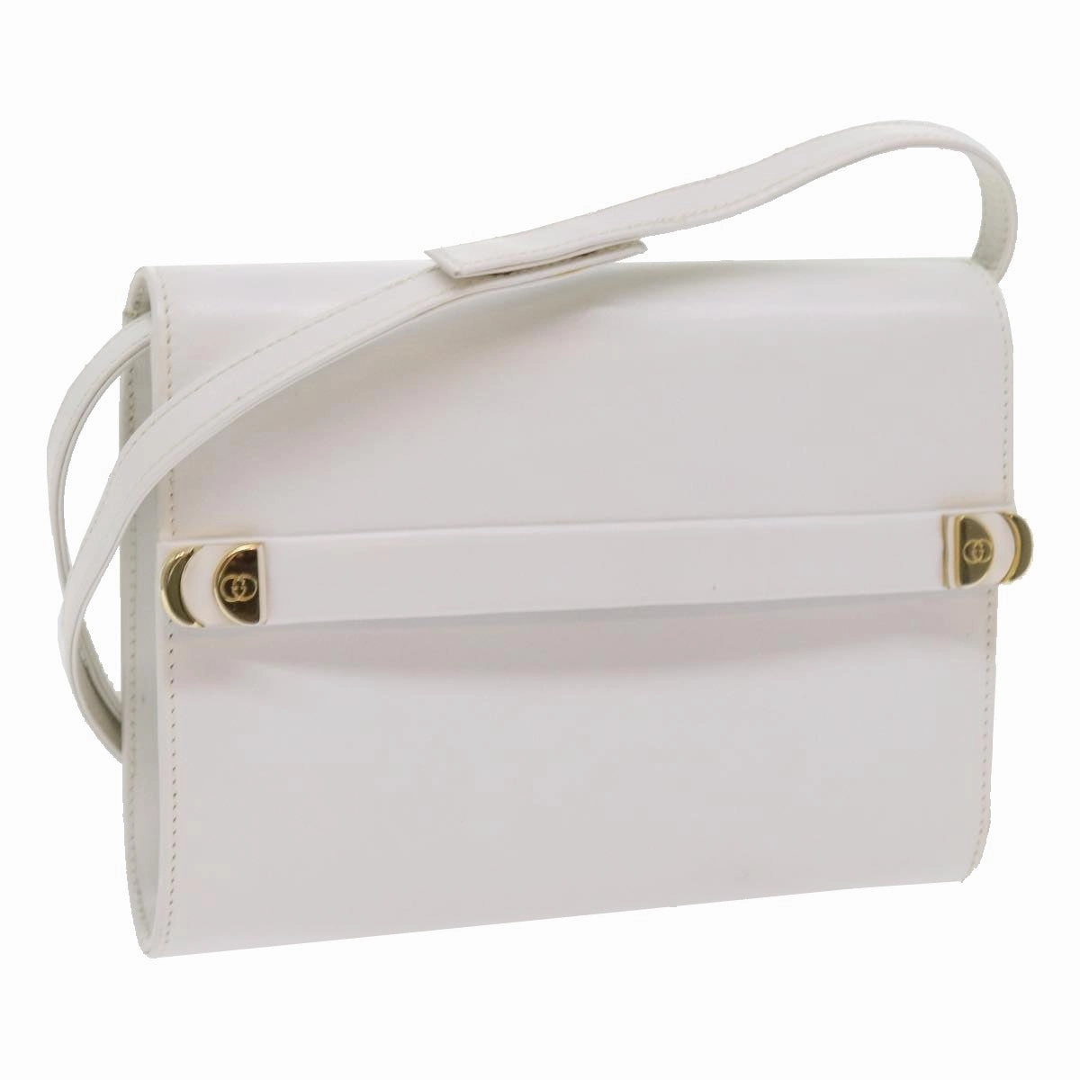 GUCCI Shoulder Bag Leather White 004 056 0209  ep2193
