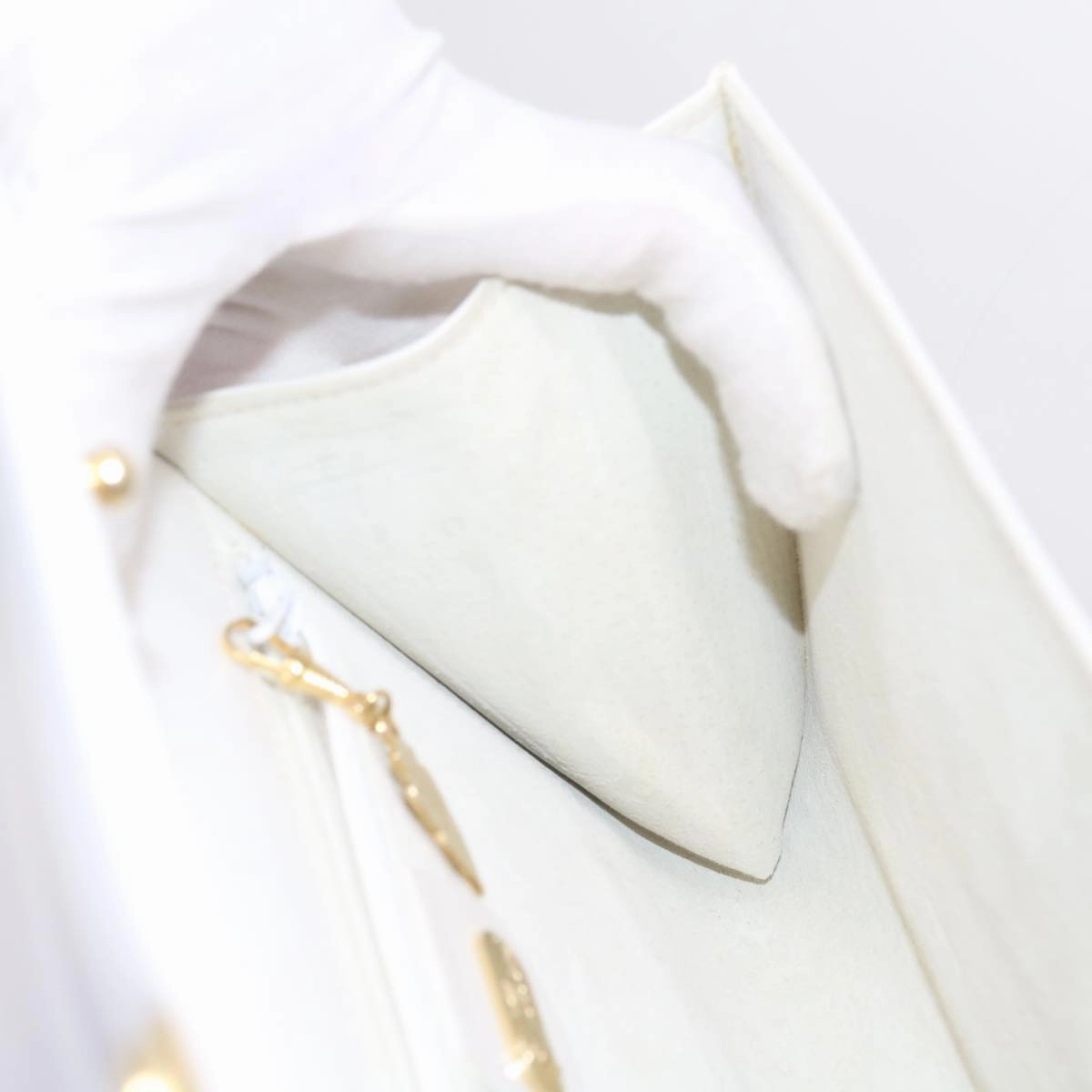GUCCI Shoulder Bag Leather White 004 056 0209  ep2193