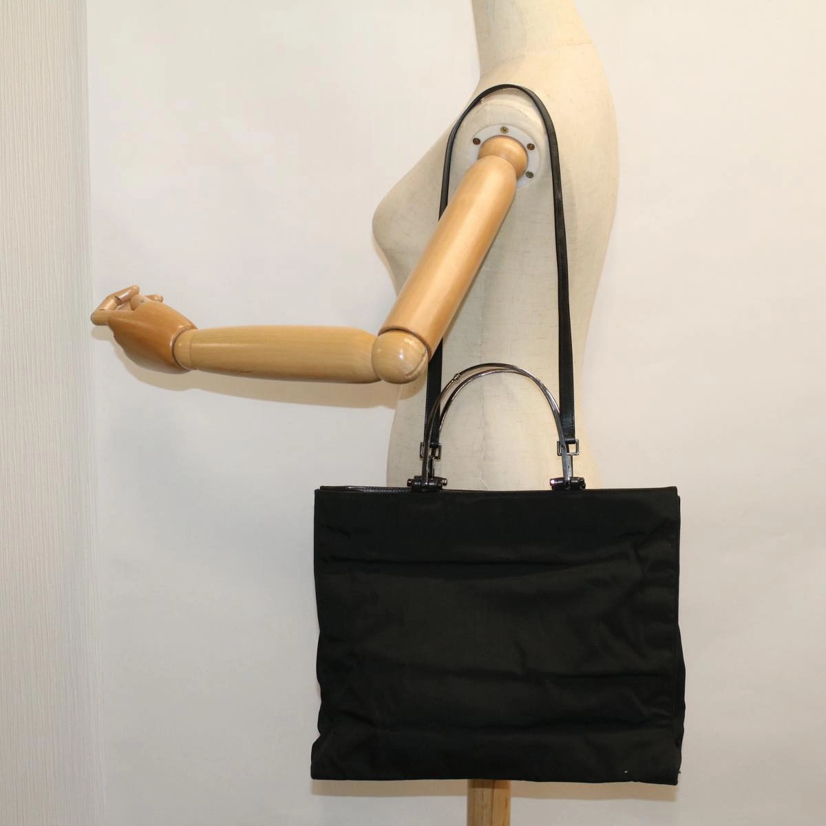GUCCI Shoulder Bag Nylon Black 0021028  58556