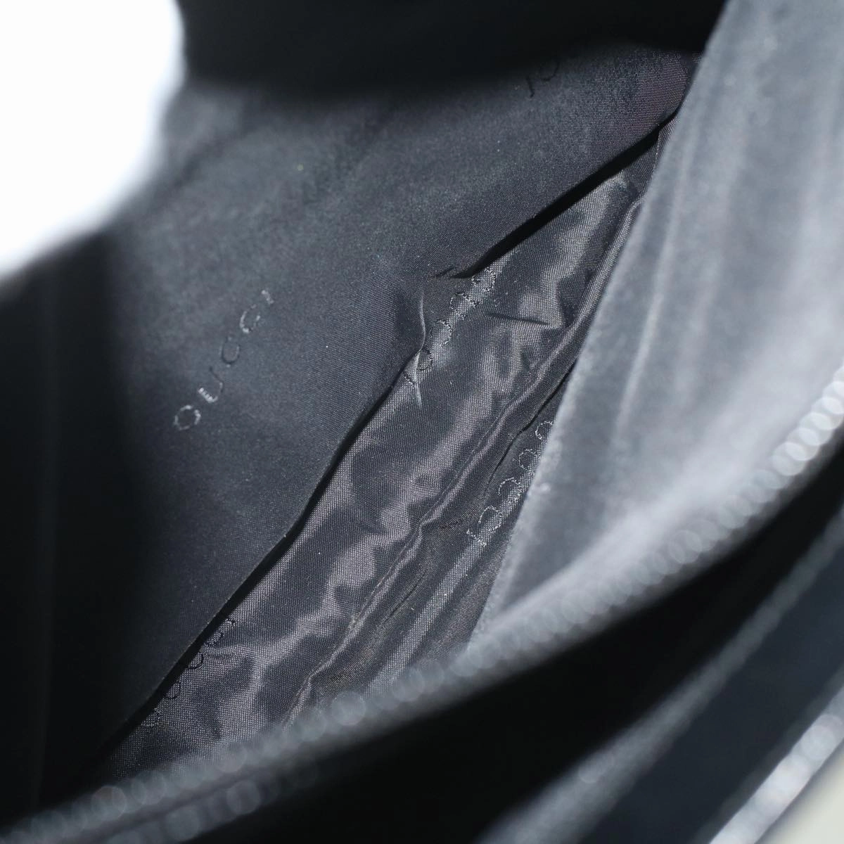 GUCCI Shoulder Bag Nylon Black 0021028  58556