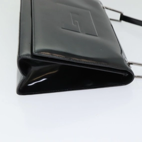 GUCCI Shoulder Bag Patent leather Black Silver 001 3033  ep5106
