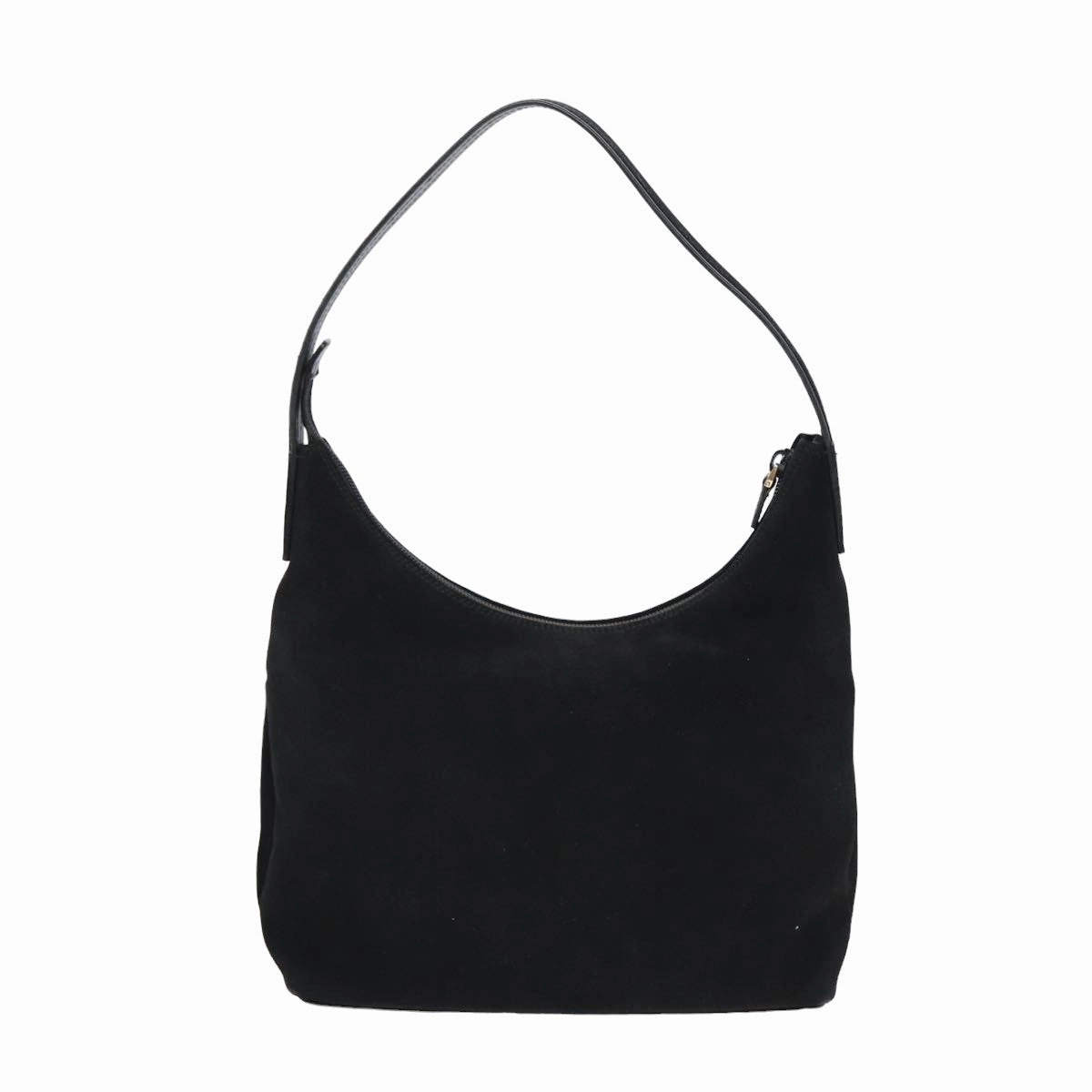 GUCCI Shoulder Bag Suede Black 001 3386  13807