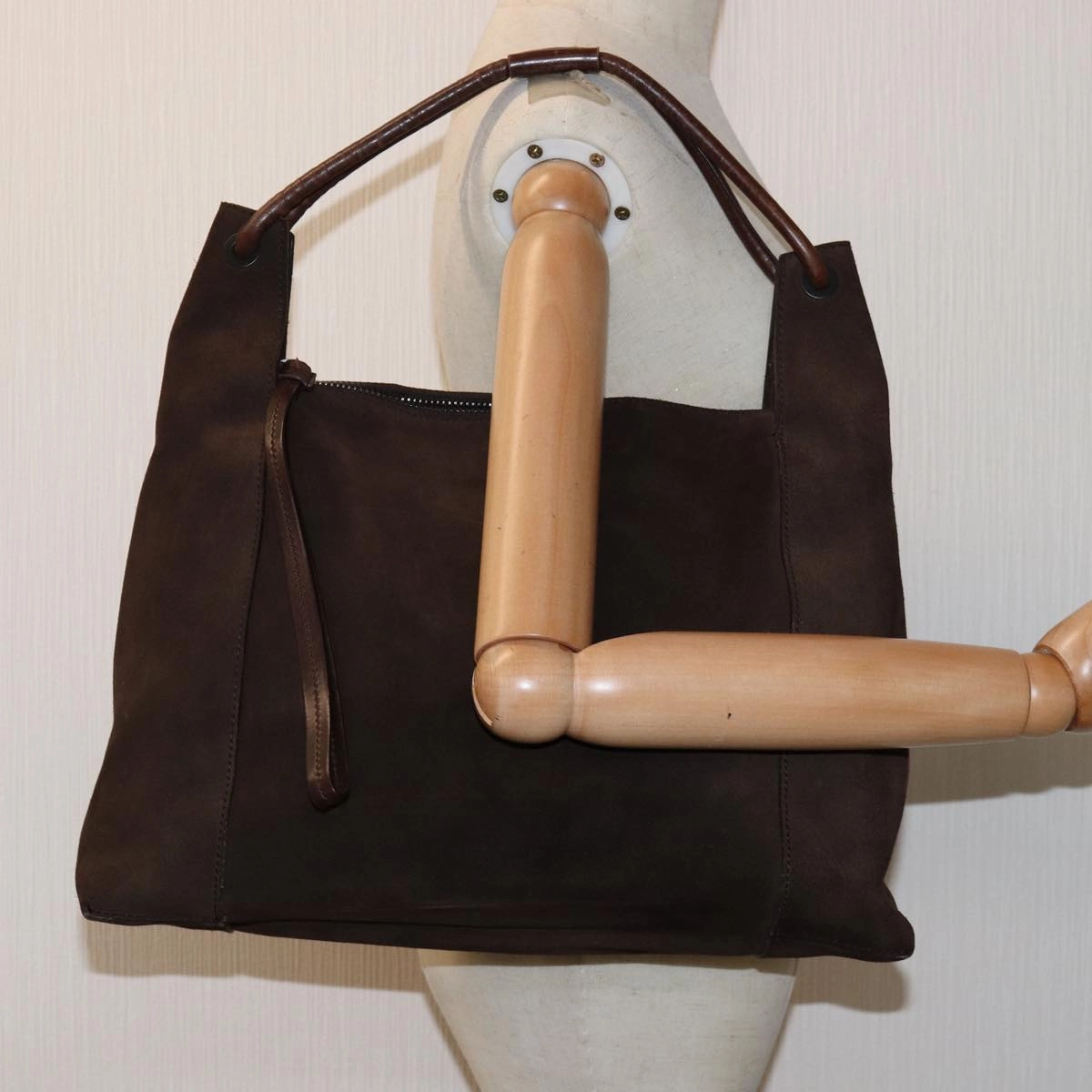 GUCCI Shoulder Bag Suede Brown 101292  ep4195