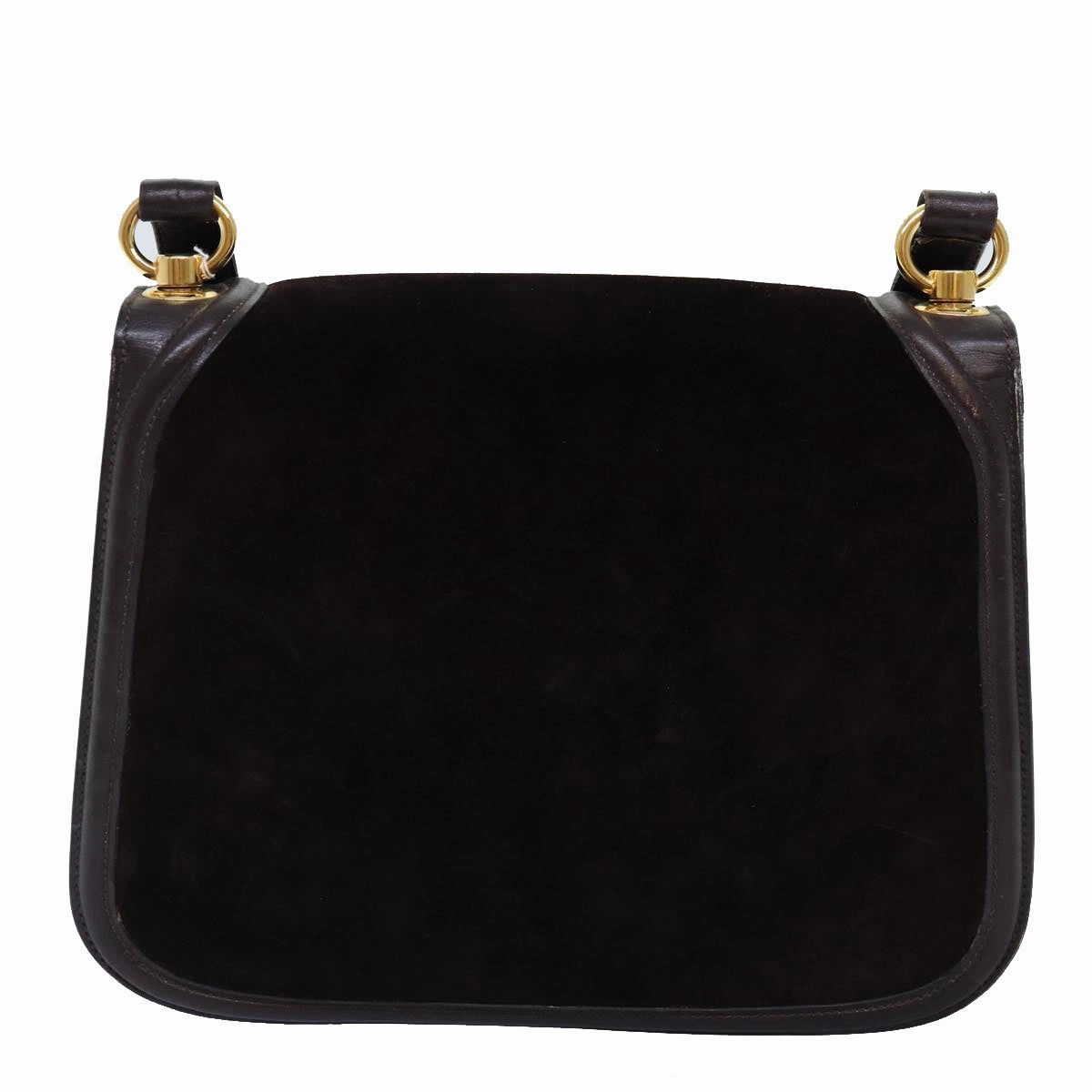 GUCCI Shoulder Bag Suede Brown  ep4293