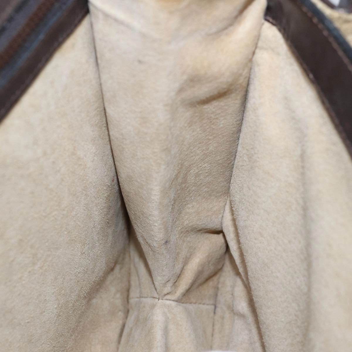 GUCCI Shoulder Bag Suede Brown  ep4293