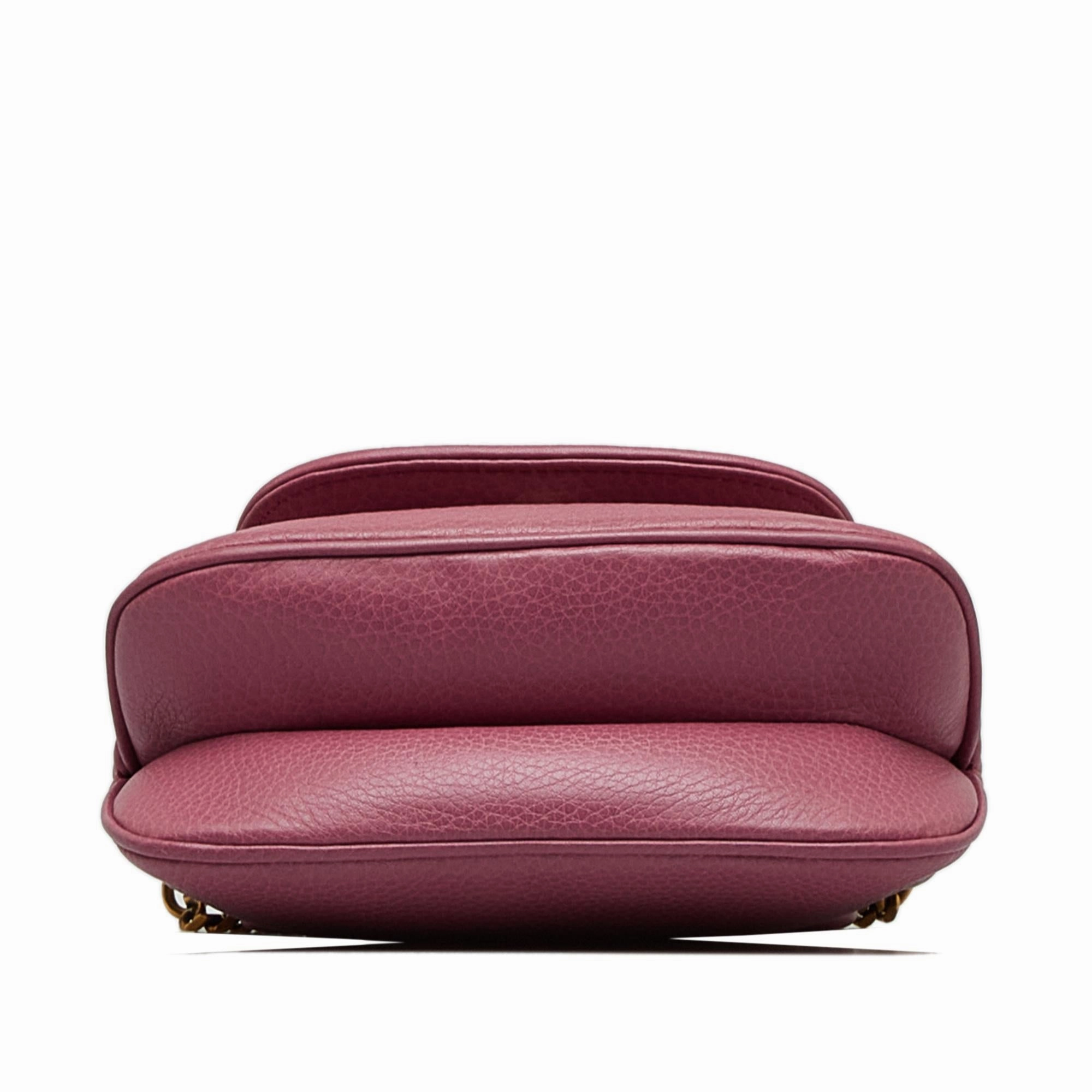 Gucci Small 1973 Leather Chain Crossbody bag (SHG-3UqCpK)