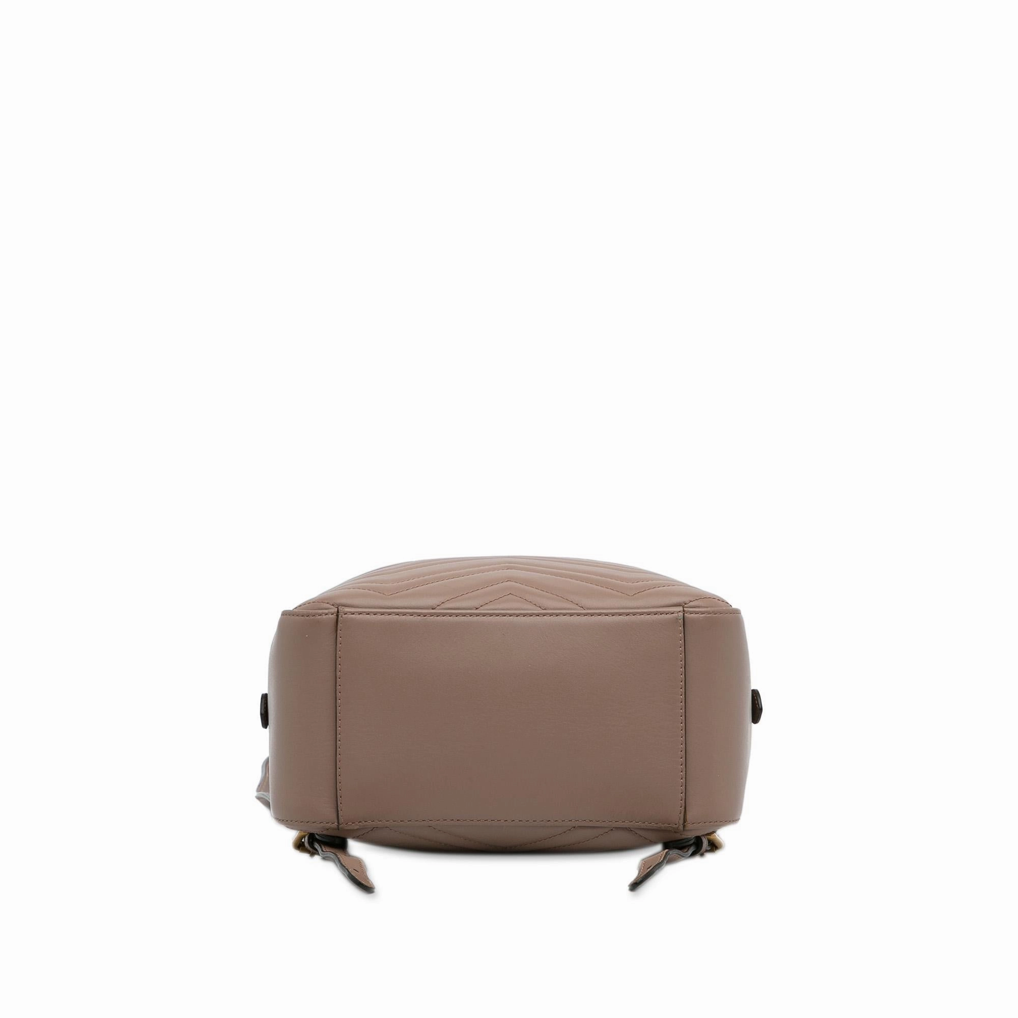 Gucci Small GG Marmont Matelasse Backpack (SHG-6nZ2to)