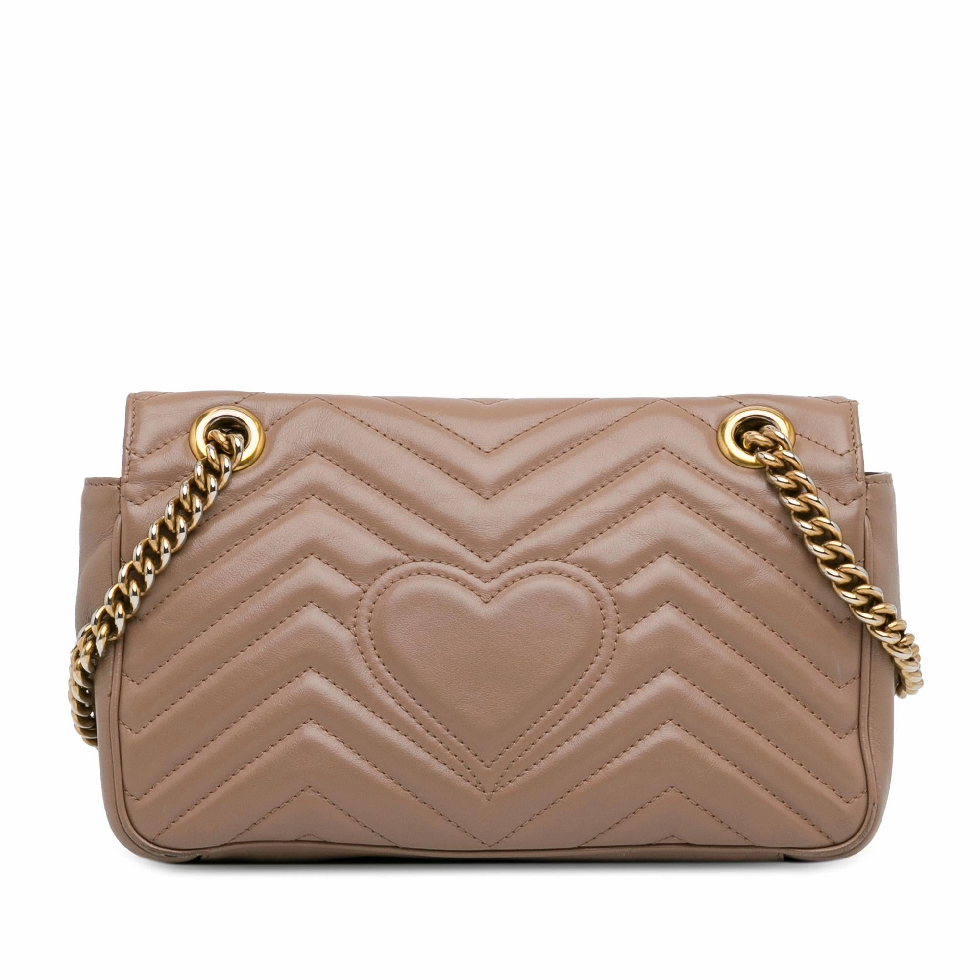 Gucci Small GG Marmont Matelasse Crossbody Bag (SHG-WEebbv)
