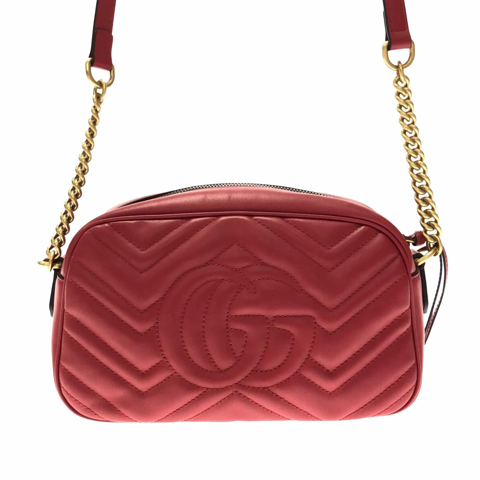 Gucci Small GG Marmont Matelasse Crossbody (SHG-NUxC1I)