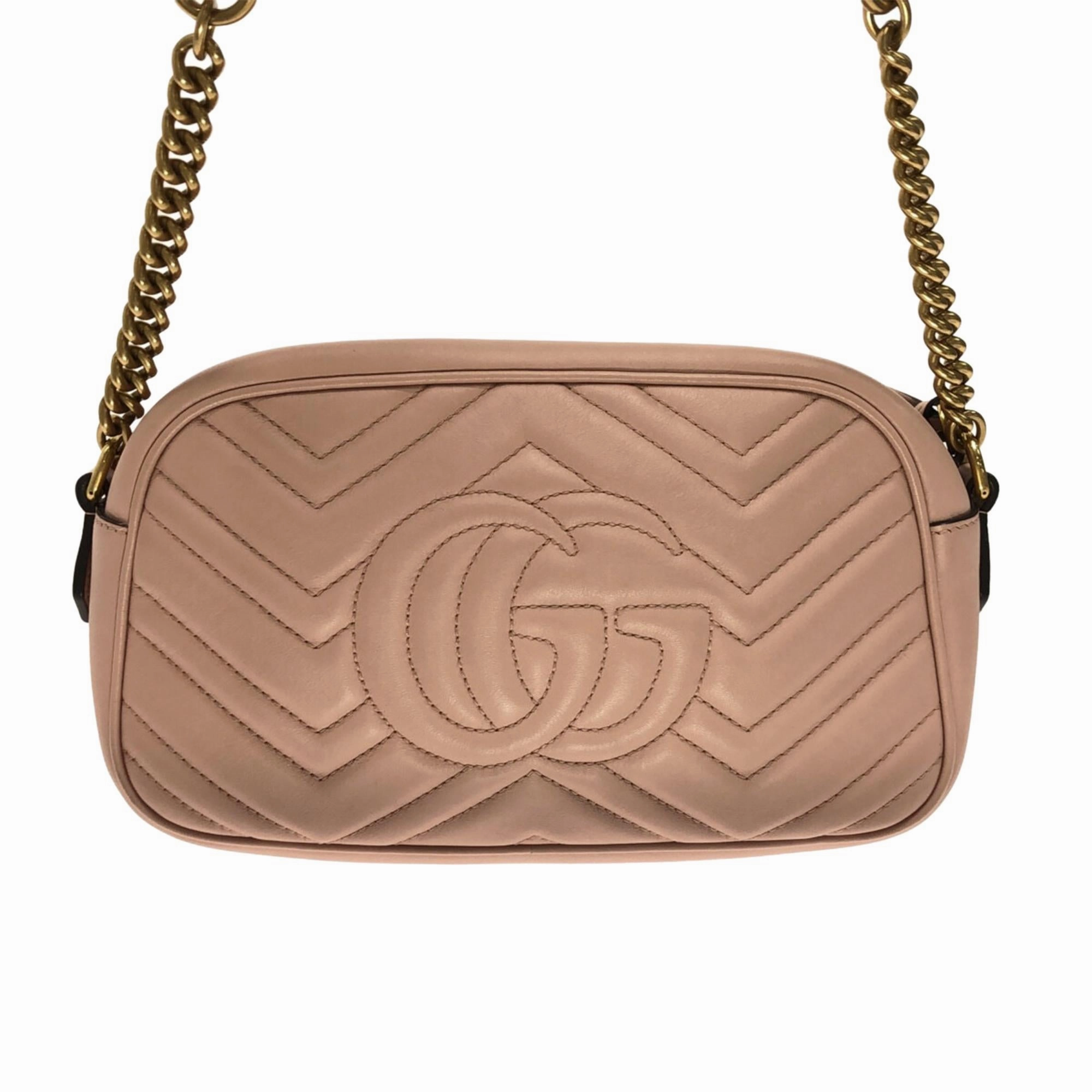 Gucci Small GG Marmont Matelasse Crossbody (SHG-Nzgu8j)