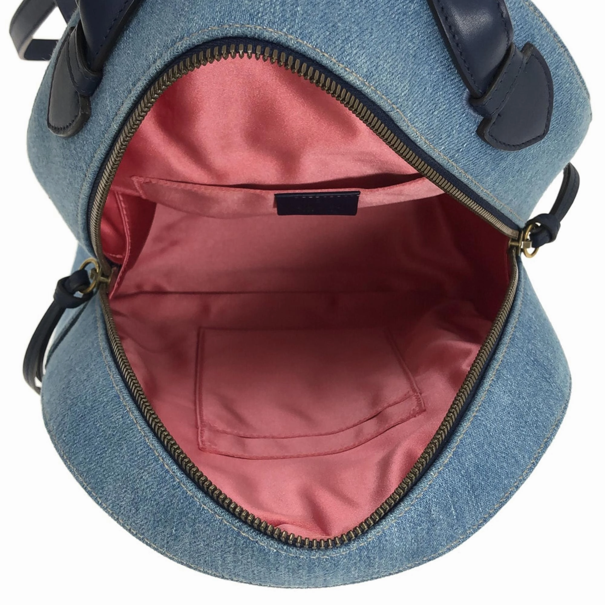 Gucci Small GG Marmont Pearl Denim Backpack (SHG-ANLR7W)