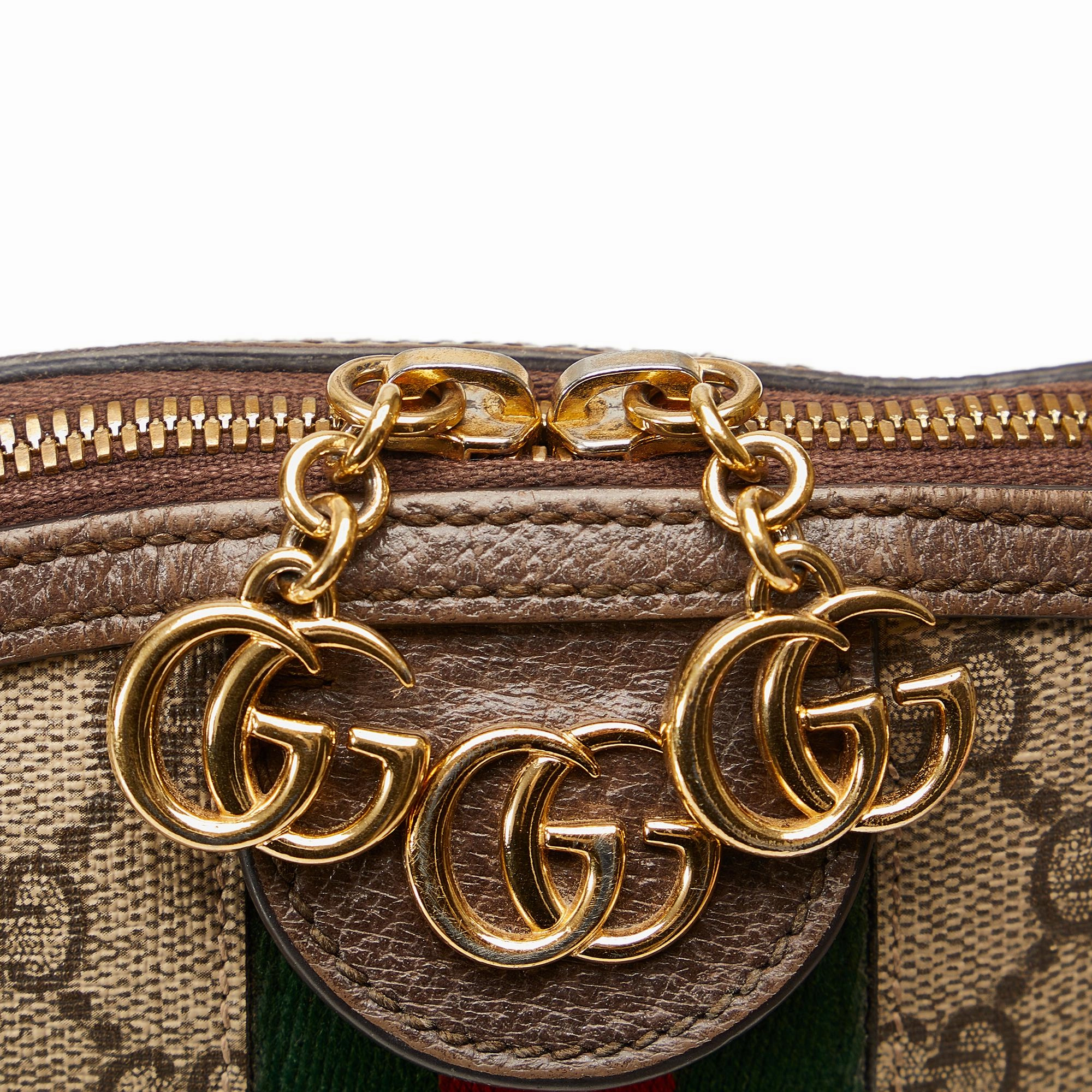 Gucci Small GG Supreme Ophidia Dome Crossbody Bag (SHG-bGG5IQ)
