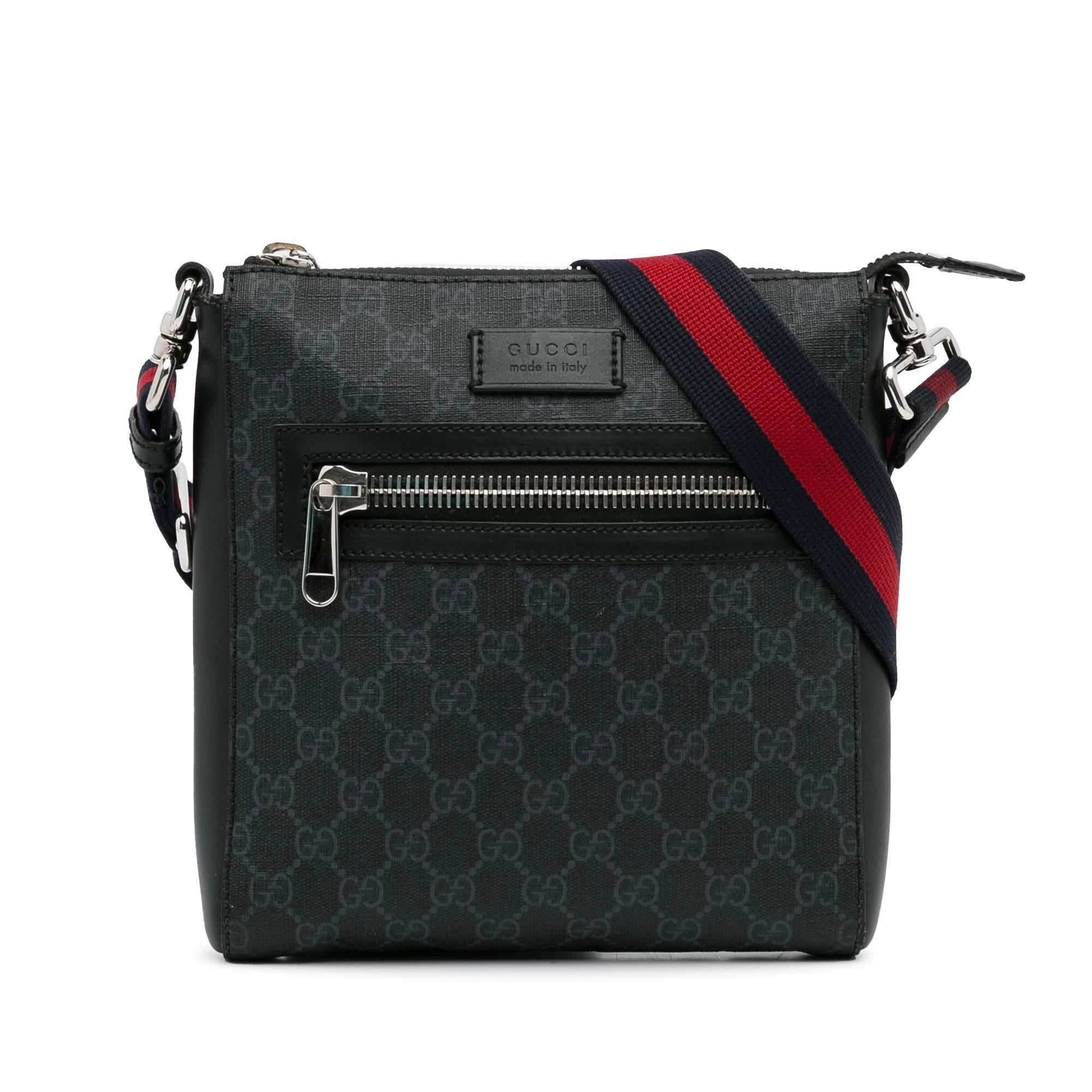 Gucci Small GG Supreme Web Crossbody (SHG-A9s8Ix)