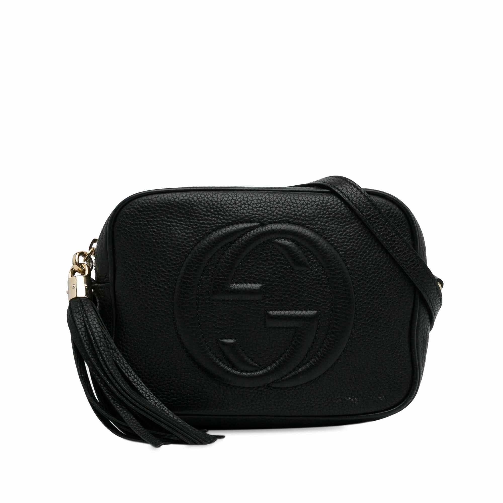 Gucci Small Leather Soho Disco Crossbody (SHG-XZOEXT)