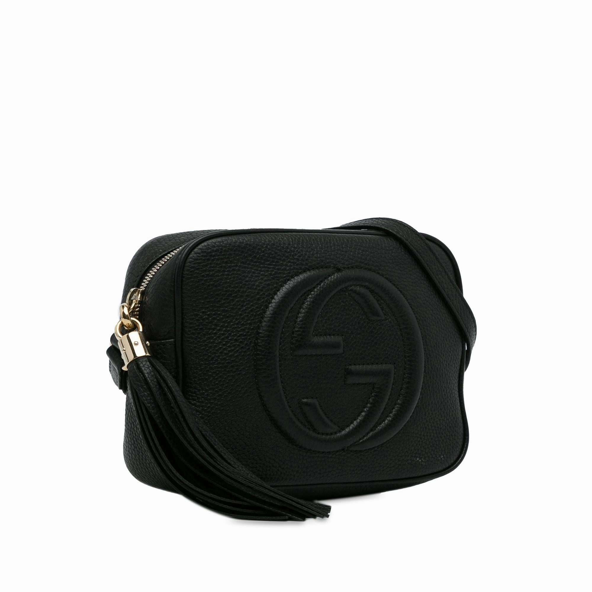 Gucci Small Leather Soho Disco Crossbody (SHG-XZOEXT)