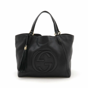 Gucci Soho  Leather Shoulder Bag Tote Bag (Pre-Owned)