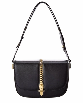 Gucci Sylvie 1969 Small Leather Shoulder Bag