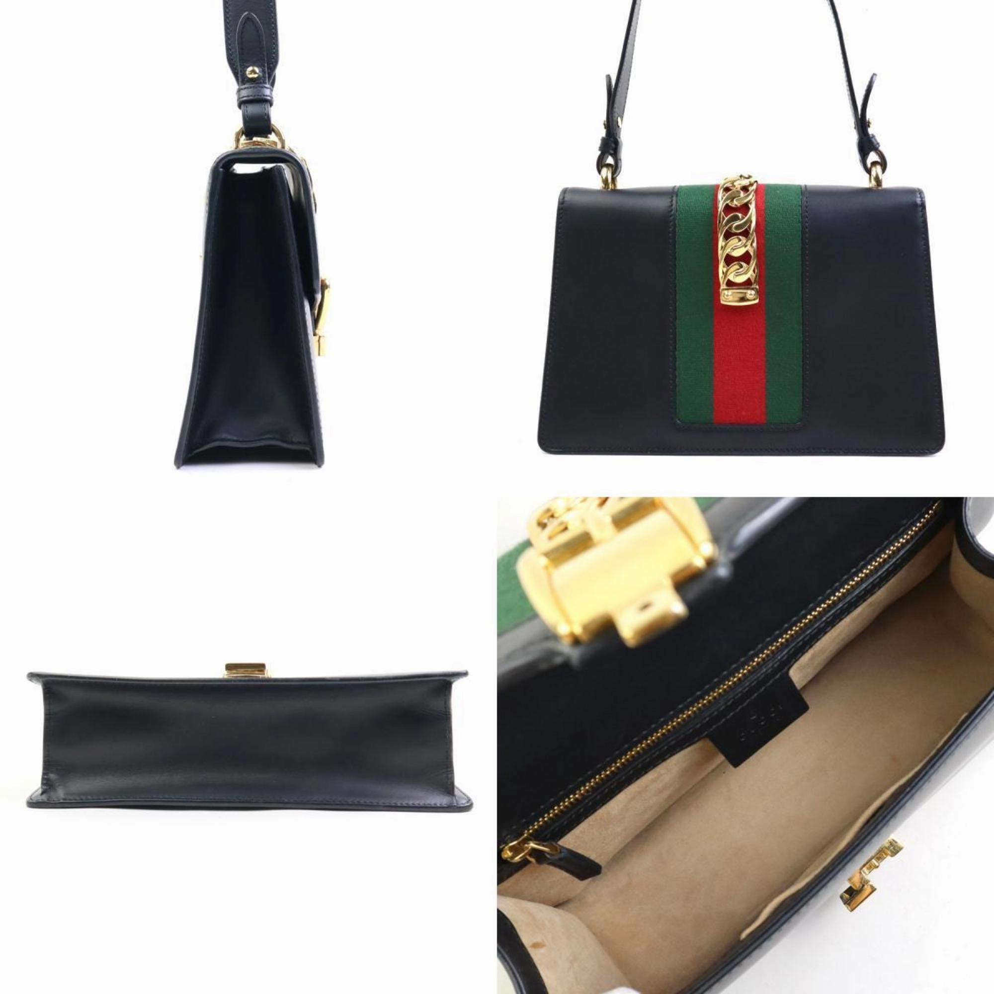 Gucci Sylvie  Leather Shoulder Bag ()